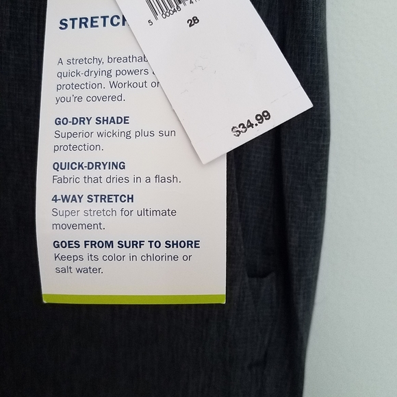 Old Navy Go Dry Shade Shorts 28 Gray - Picture 5 of 14